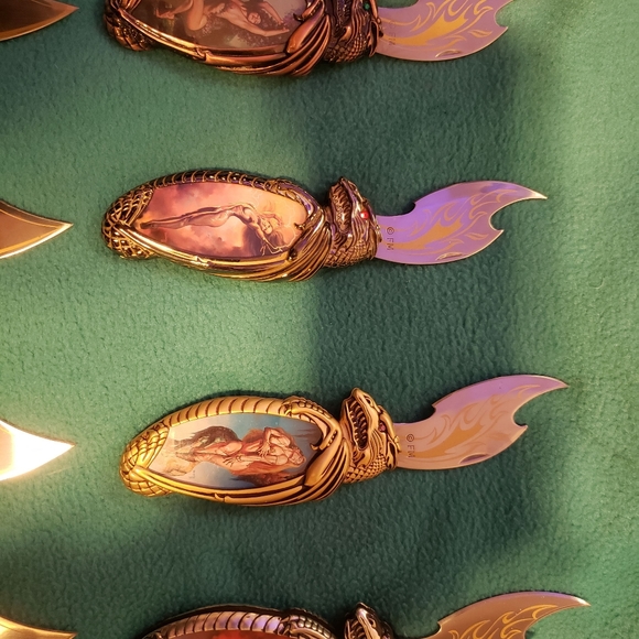 Franklin Mint Knightstone Collection  Fantasy Kniv - Picture 5 of 6